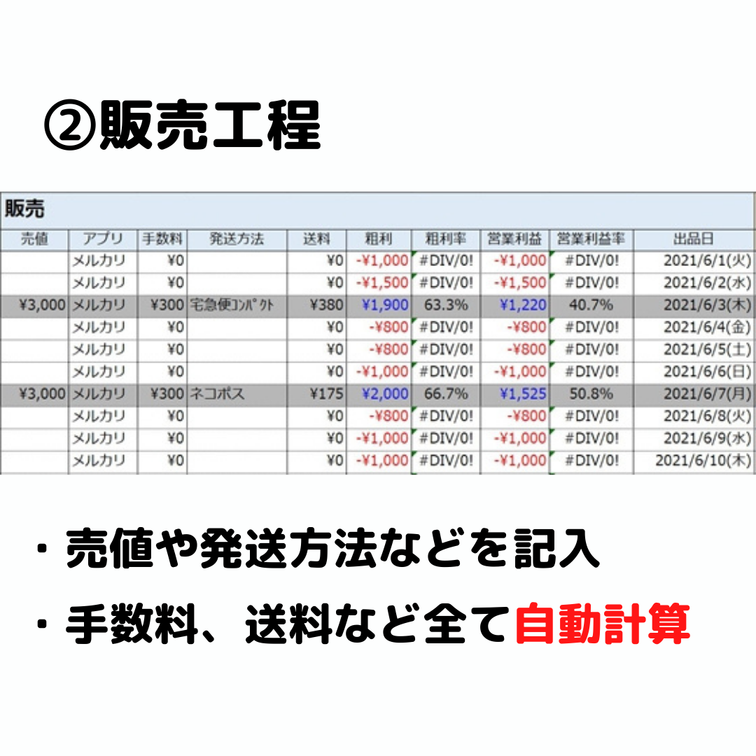 【無料配布】せどり在庫管理ツール メルカリver.