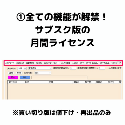 サブスク版】メルケン自動ツール月間ライセンス – せどらーショップ